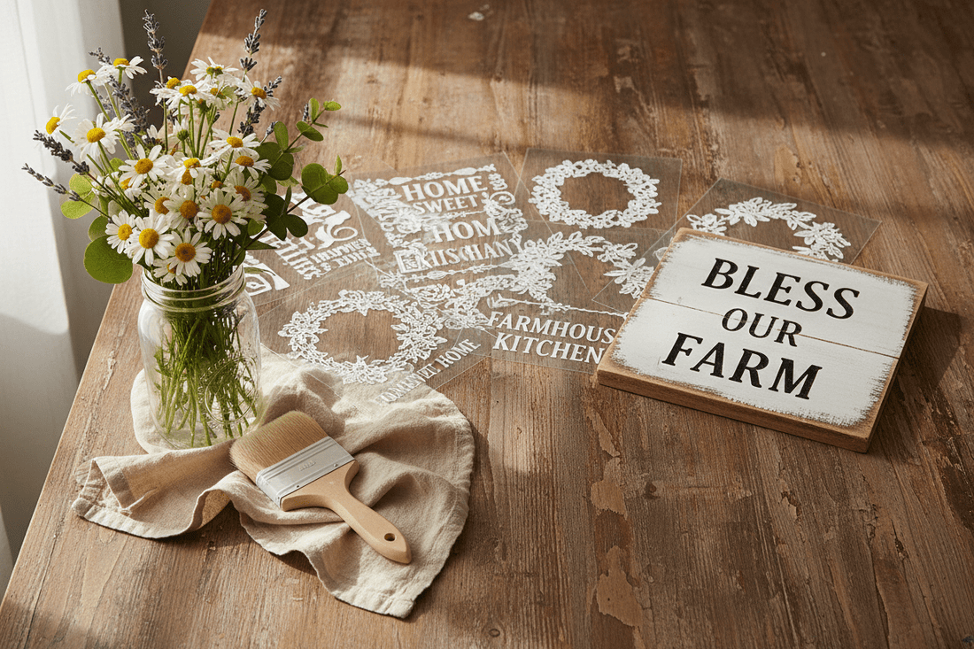 5 Creative Farmhouse Stencil Ideas for DIY Home Decor