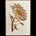 Sunflower reusable stencil 