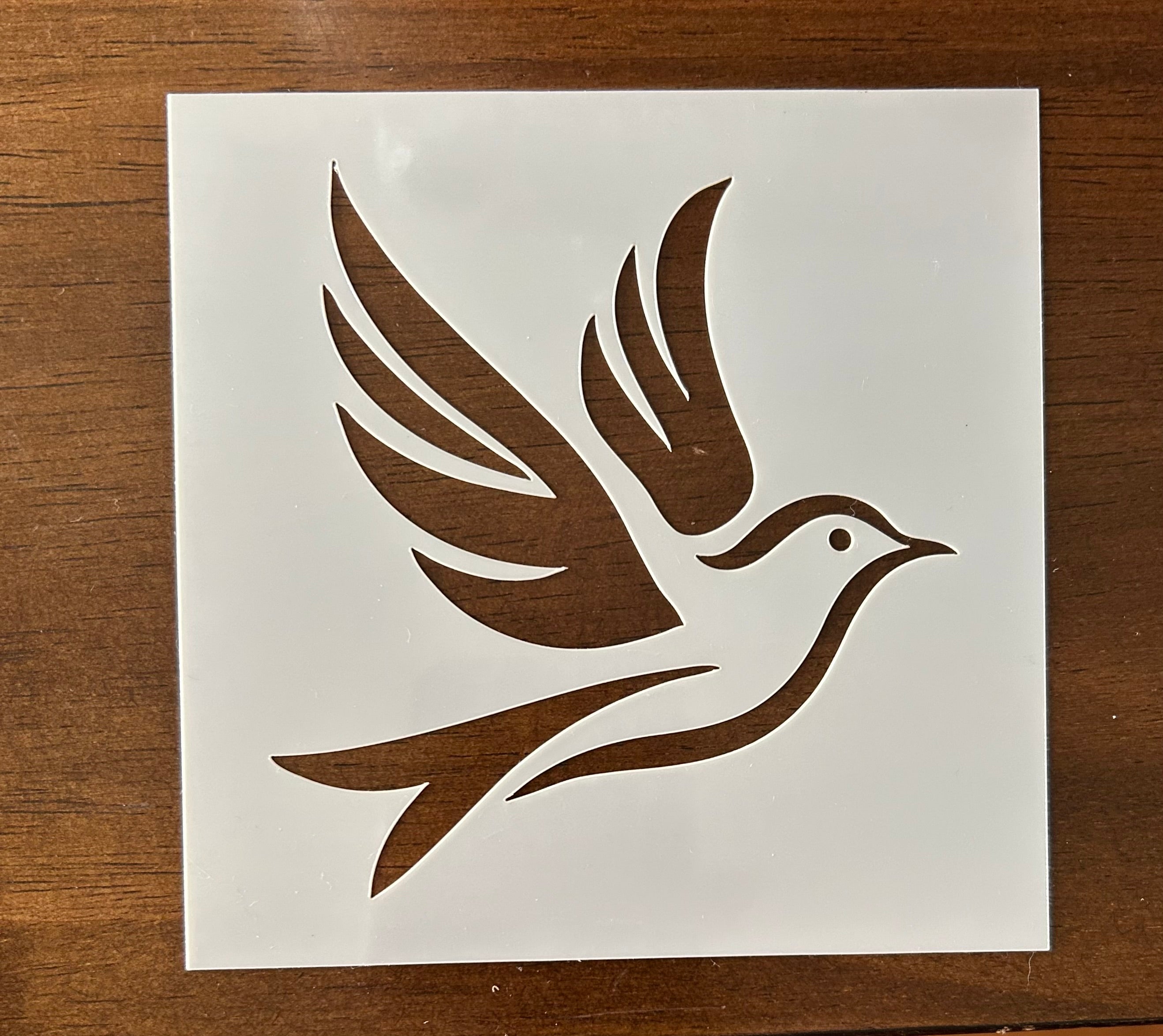 Dove reusable stencil
