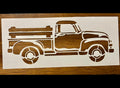 Vintage truck reusable stencil