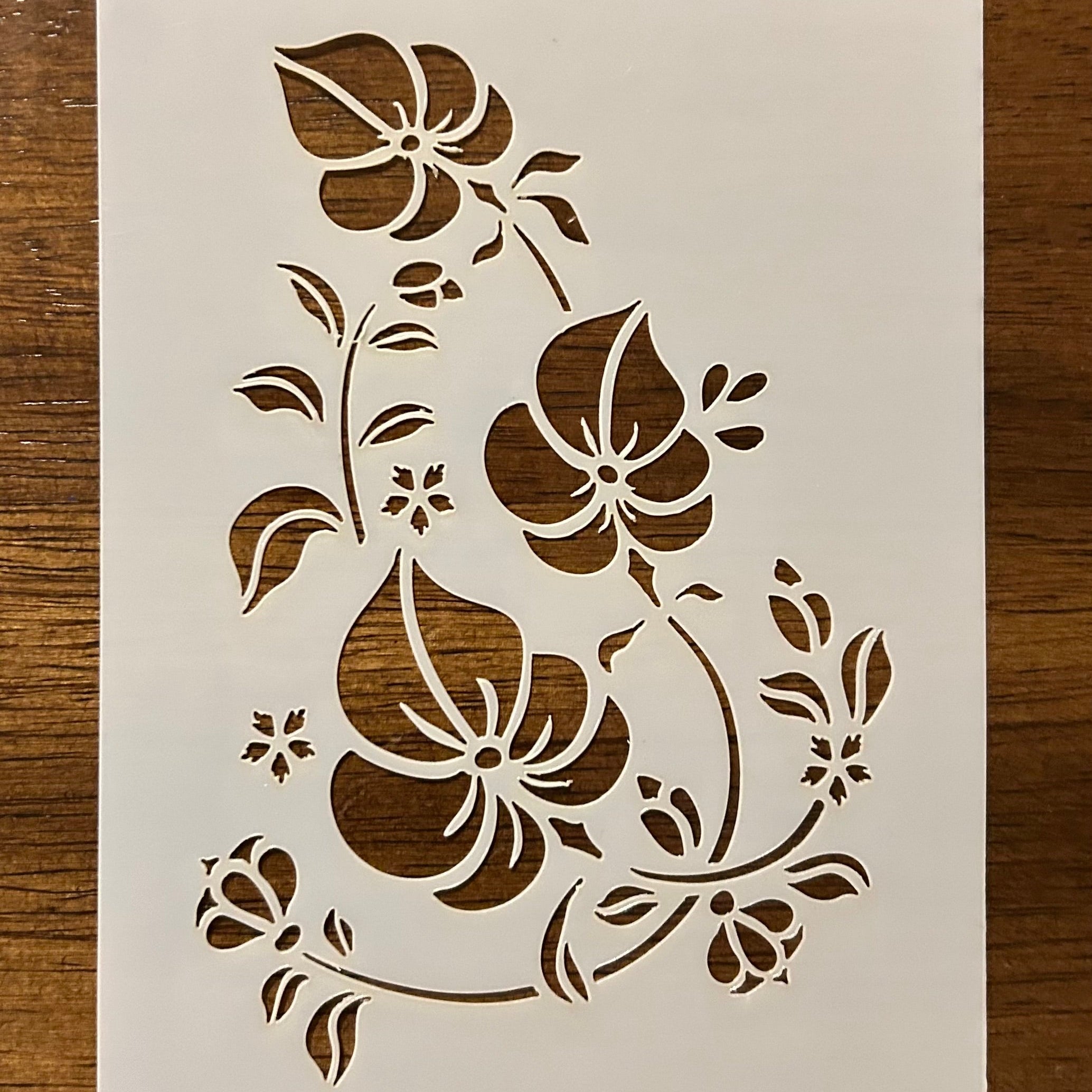 Greenery Vine Decor Reusable Mylar Stencil – 10 MIL