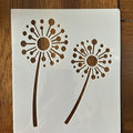 Dandelion Design Reusable 10 Mil Mylar Stencil | Laser Cut Template | DIY Crafts