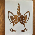 Unicorn Head Reusable 10 Mil Mylar Stencil | Laser Cut Template | DIY Crafts