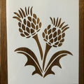 Thistle Floral Reusable 10 MIL Laser Cut Mylar Stencil Painting Art Supplies
