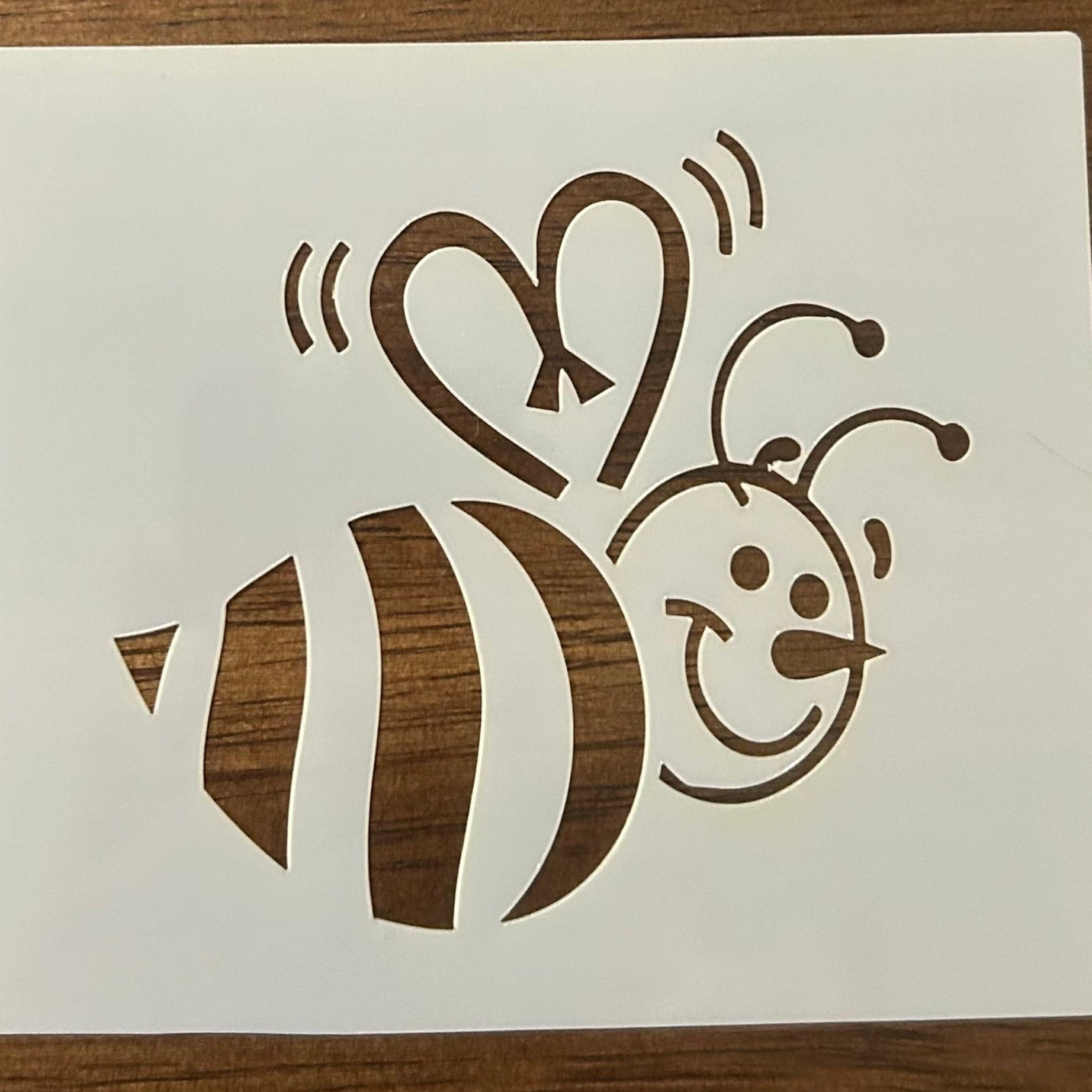 Cute Bee Reusable 10 MIL Laser Cut Mylar Stencil Painting Art Supplies Crafts
