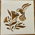 Hummingbird Reusable 10 MIL Laser Cut Mylar Stencil Painting Art Supplies