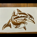 Dolphins Reusable 10 MIL Laser Cut Mylar Stencil Painting Art Supplies
