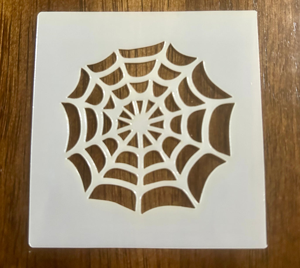 Spider Web Stencil | Reusable 10 MIL Mylar | Halloween Decor