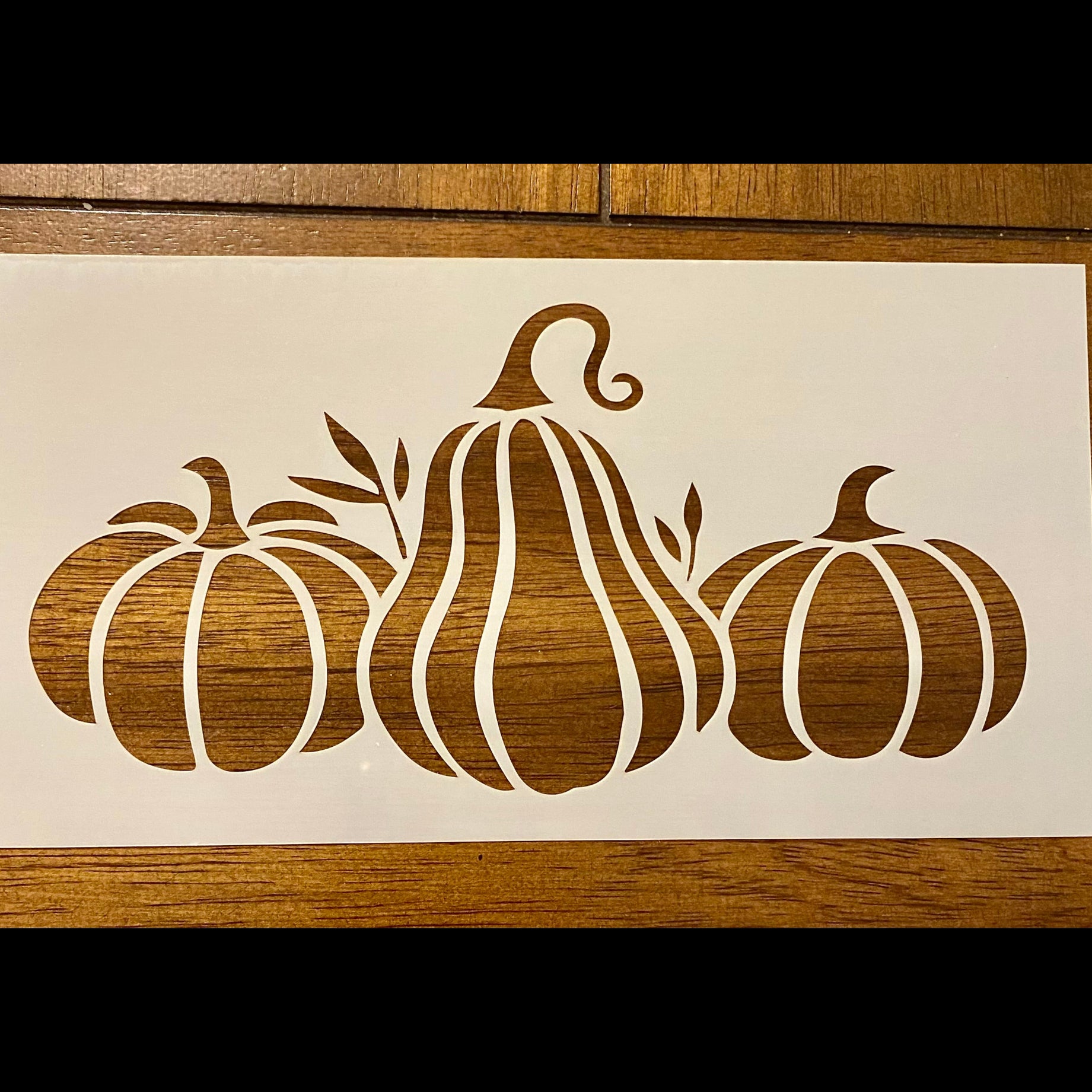 Pumpkins reusable stencil