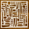 abstract design stencil