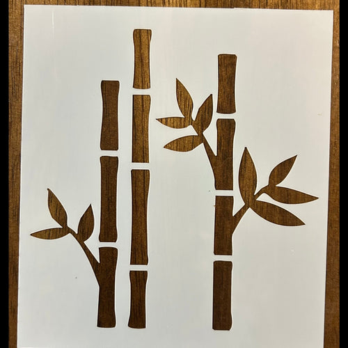 Bamboo Stalks stencil