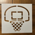 basketball goal stencil