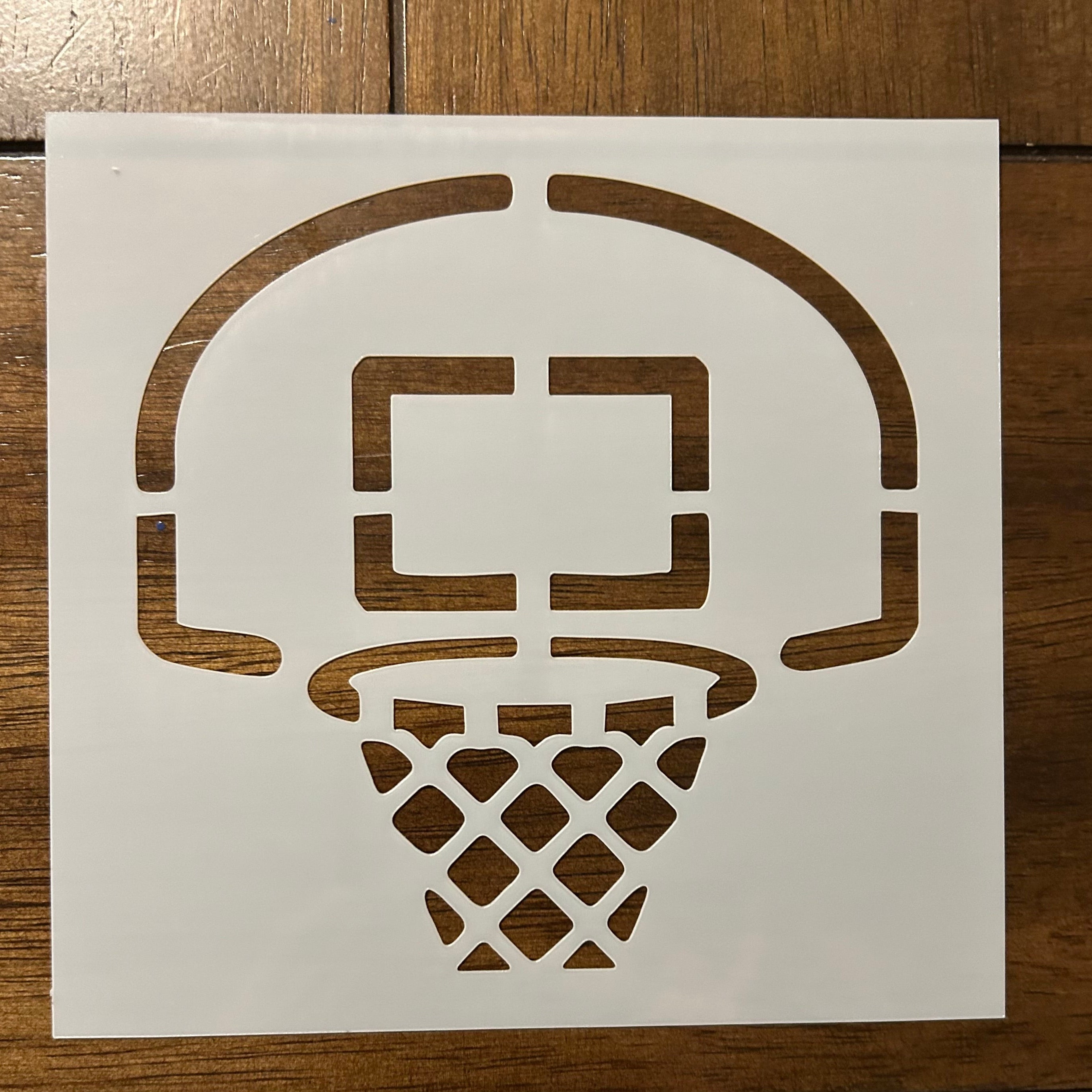basketball goal stencil