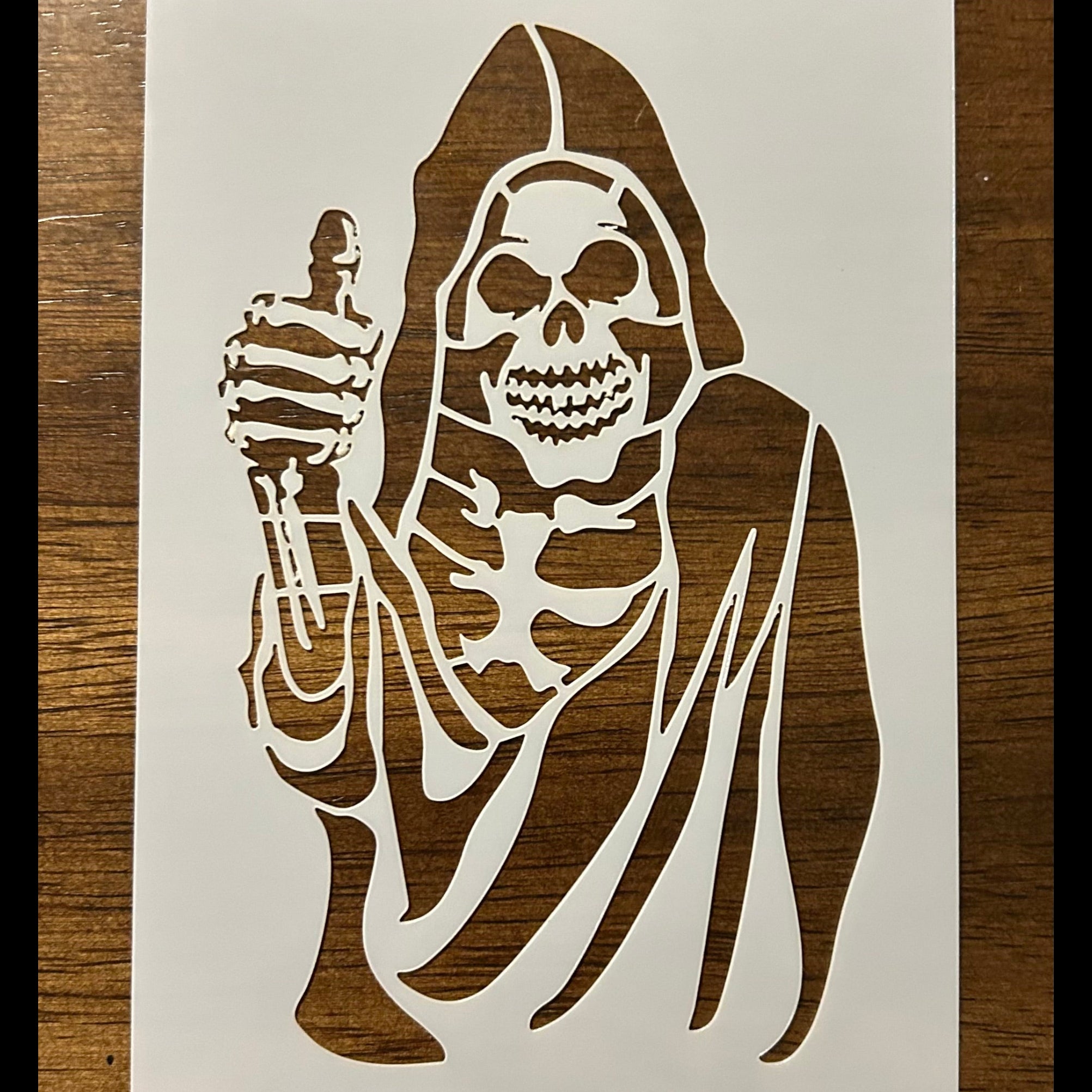 grim reaper stencil