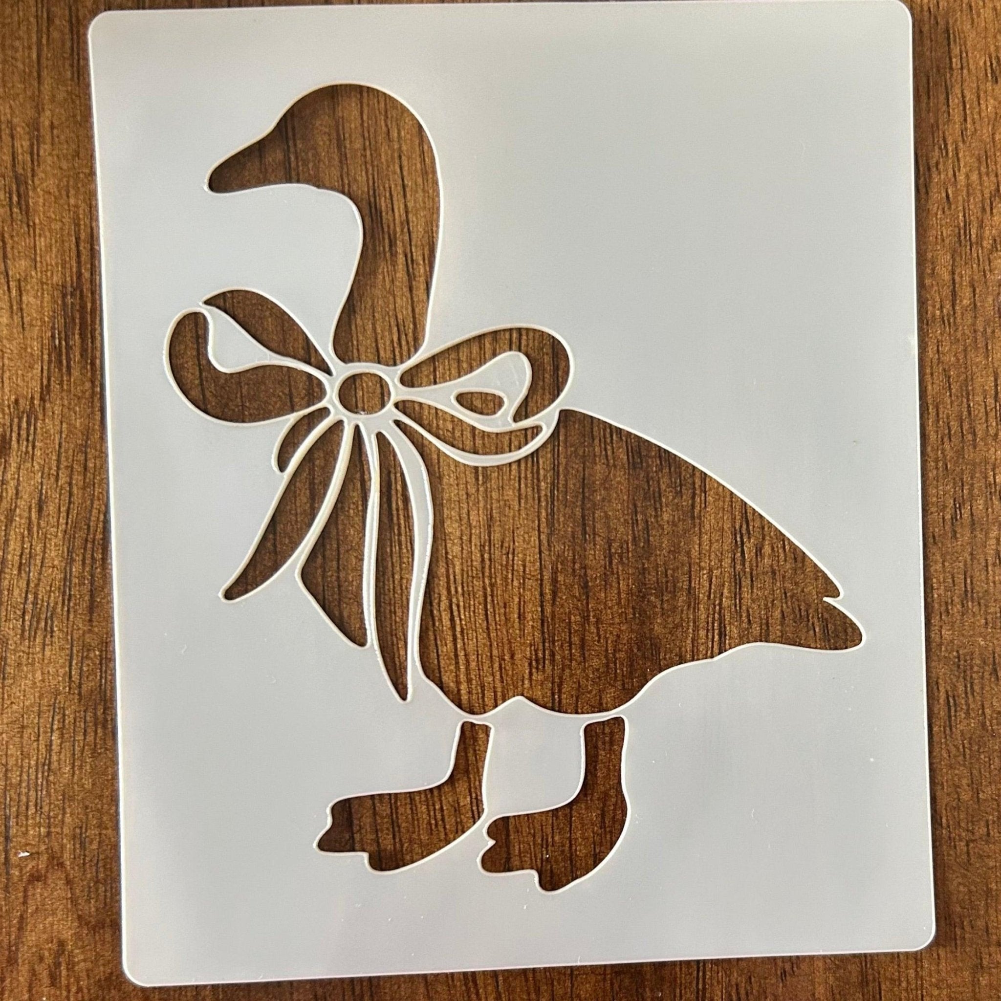 Porch Goose Reusable 10 Mil Mylar Stencil | Laser Cut Template | DIY Crafts