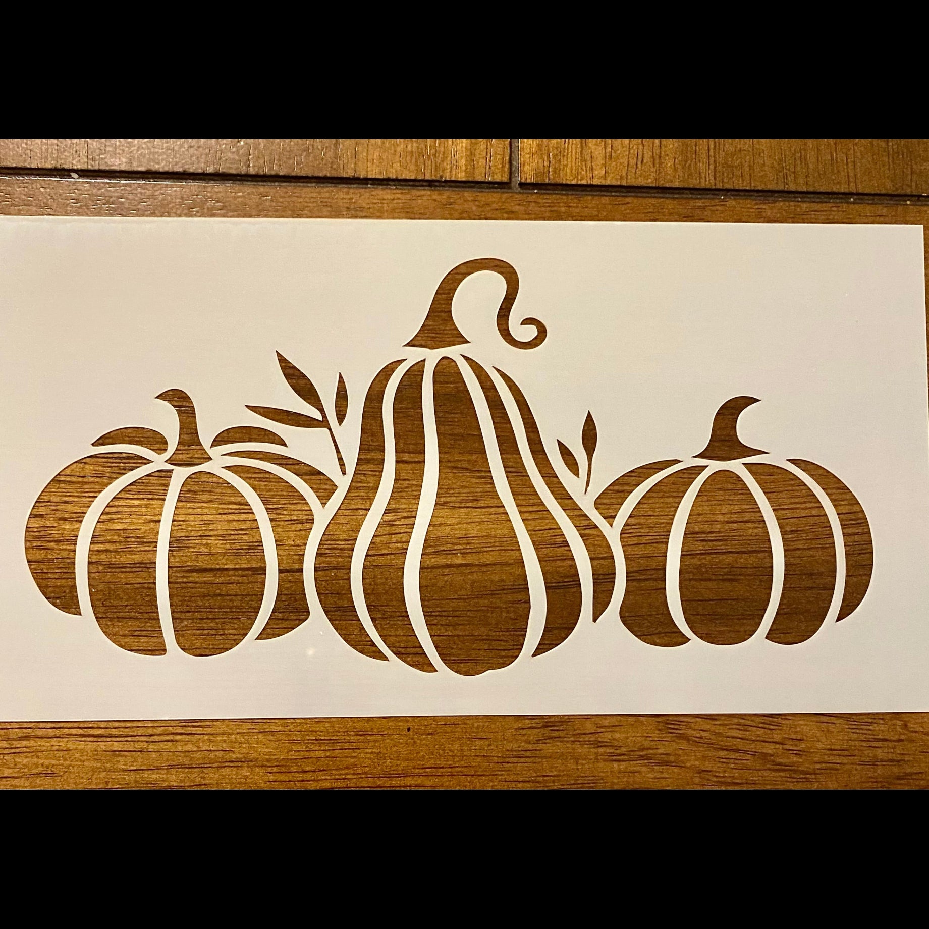 Pumpkins reusable stencil