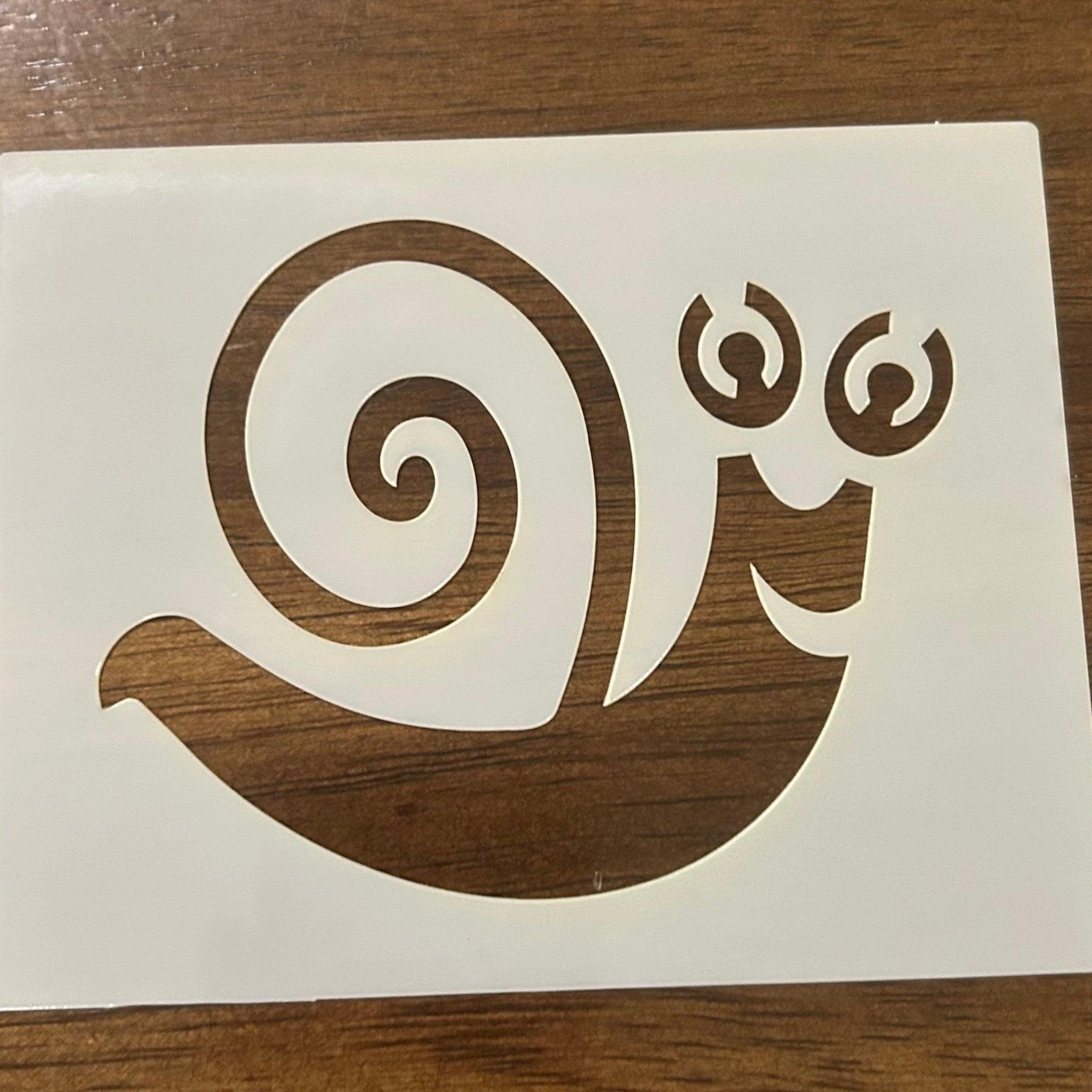 Snail Reusable 10 MIL Laser Cut Mylar Stencil Painting Art Supplies DIY Craft