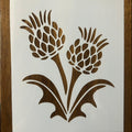 Thistle Floral Reusable Mylar Stencil – 10 MIL