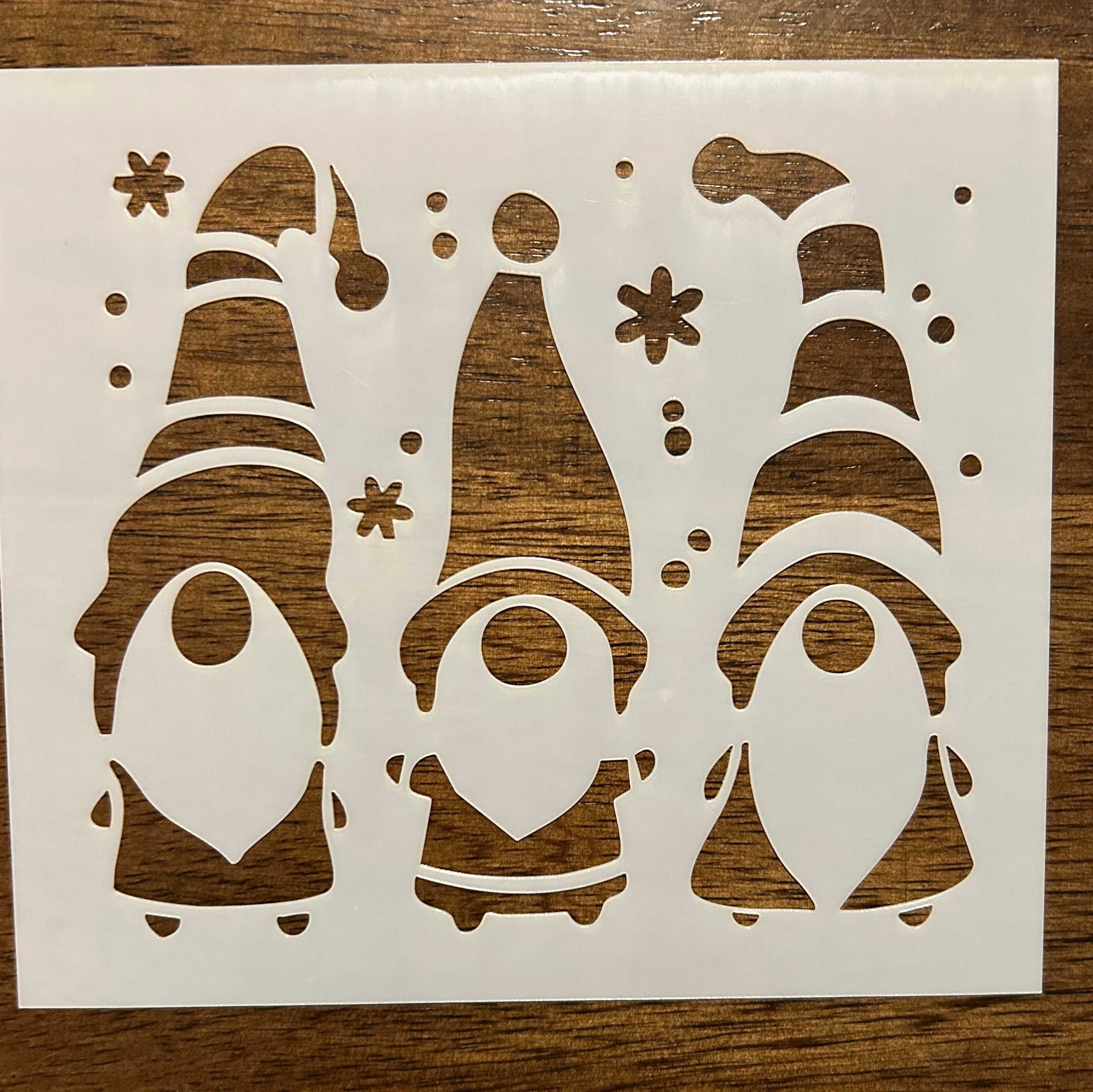 Fall Gnomes Reusable Mylar Stencil – 10 MIL Laser Cut
