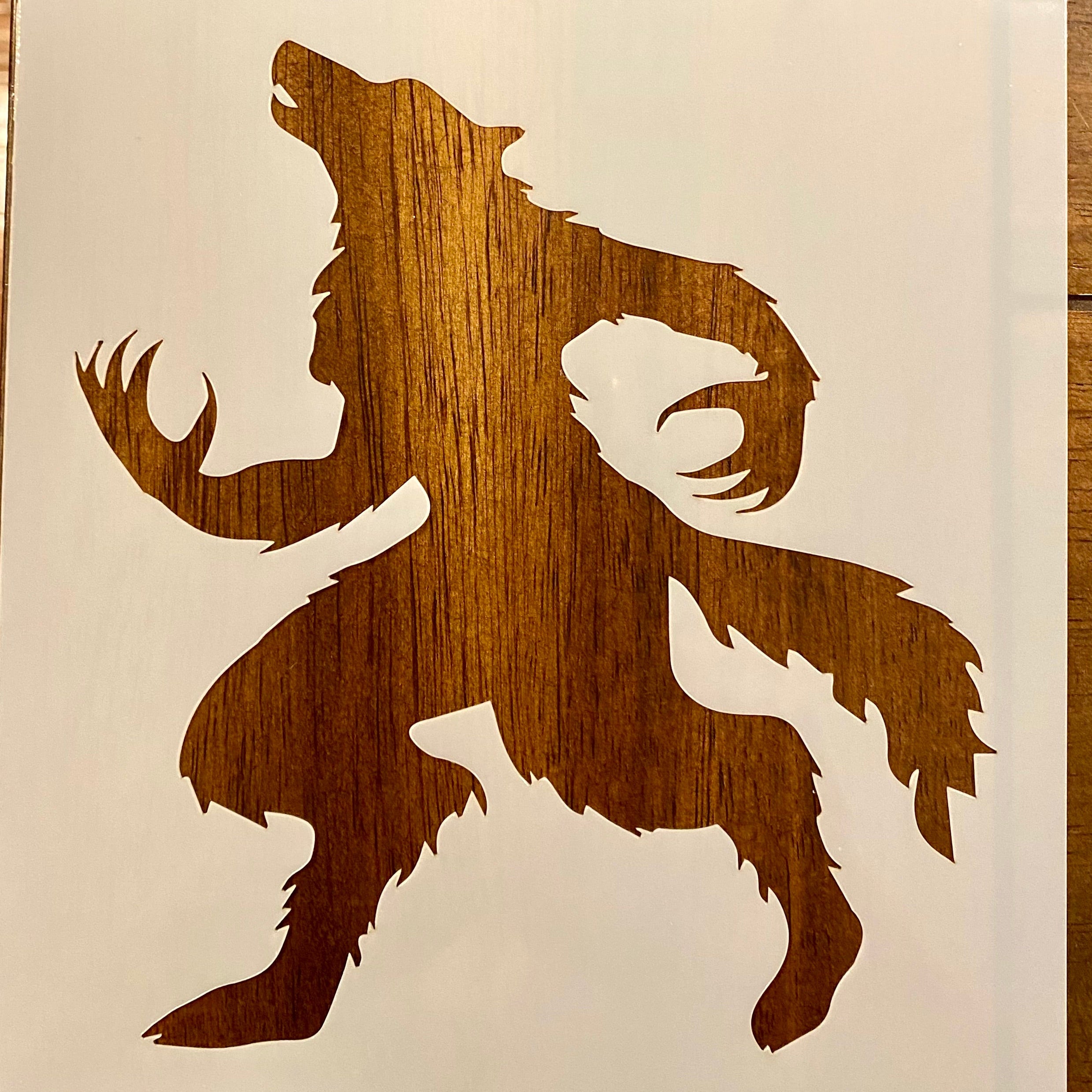 werewolf stencil